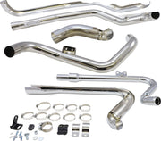 Cobra True Dual Header Pipes In Chrome For Harley-Davidson 2017-2024 Touring Models