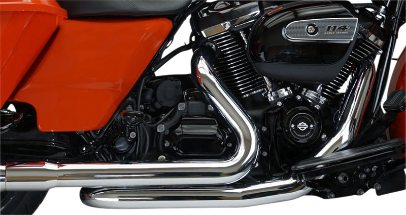 Khrome Werks Chrome X-Over Headpipe for 2017-2025 Harley-Davidson Touring Motorcycles