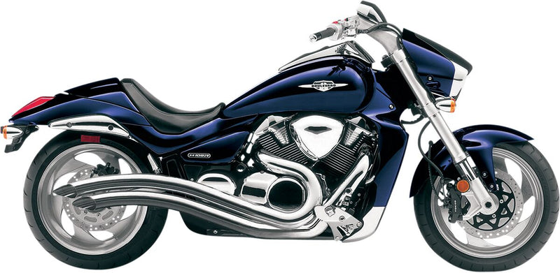 Cobra Speedster Swept Exhaust System Chrome Curved Long Full System