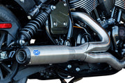 S&S Cycle 2-into-1 Qualifier Exhaust System for 2022-2026 INDIAN CHIEF Brushed Stainless Silver 49 State Each