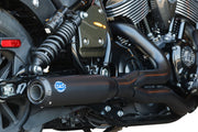 S&S Cycle 2-into-1 Qualifier Exhaust System for 2022-2026 INDIAN CHIEF Guardian Black 49 State Each