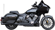 S&S Cycle 2-into-1 Qualifier Exhaust System for 2020-2026 INDIAN Guardian Black 49 State