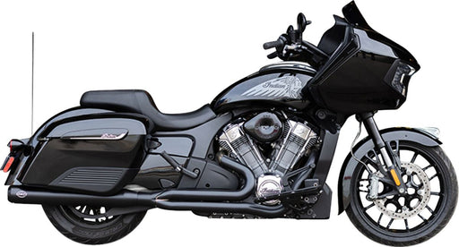 S&S Cycle 2-into-1 Qualifier Exhaust System for 2020-2026 INDIAN Guardian Black 49 State
