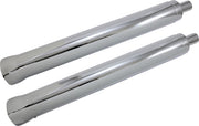 Cobra Neighbour Haters Slip-On Mufflers In Chrome For Indian 2014-2022 Chief/Classic, Dark Horse, Vintage & Roadmaster Classic Models