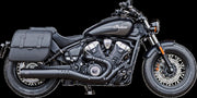 S&S Cycle Grand National Slip-On Mufflers for 2025-2026 INDIAN Guardian Black