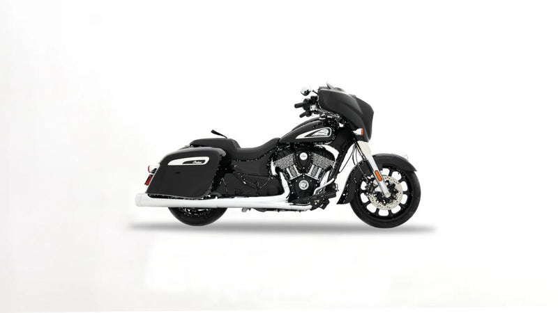 Rinehart Racing 4.5" DBX45 Slip-On Mufflers for Indian for 2014-2026 INDIAN Left Right Exhaust Pair #500-0565C-SLASH