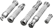 Accutronix  Foot Pegs Knurled Grooved Folding Chrome - Part #123605
