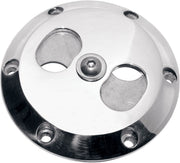 LA Choppers Supertrapp Exhaust End Cap Polished Round Aluminium