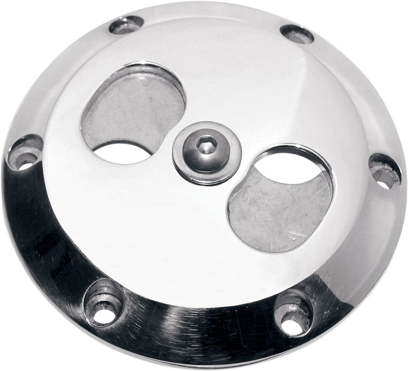 LA Choppers Supertrapp Exhaust End Cap Polished Round Aluminium