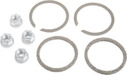 James Exhaust Gasket & Mount Kit (With Stock 84-90 Style Gaskets): Wire/Graphite Gaskets & Flange Nuts For 1984-2025 B.T, 1986-2022 XL, 2008-2012 1987-2010 Buell XB Models