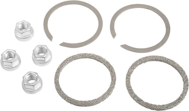 James Exhaust Gasket & Mount Kit (With Stock 84-90 Style Gaskets): Wire/Graphite Gaskets & Flange Nuts For 1984-2025 B.T, 1986-2022 XL, 2008-2012 1987-2010 Buell XB Models