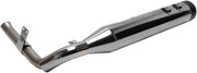 S&S Cycle Chrome Shadow Muffler Kit for 1995-2008 Harley-Davidson Touring Models #550-0829