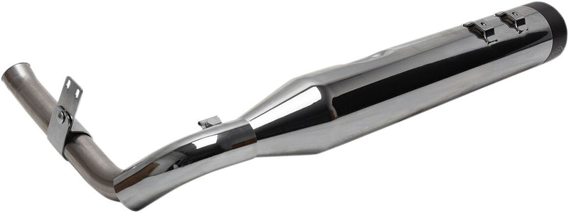 S&S Cycle Chrome Shadow Muffler Kit for 1995-2008 Harley-Davidson Touring Models #550-0829