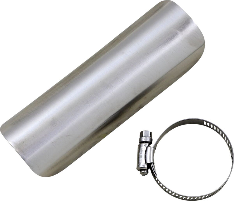 Bassani 5.5 Inch x 2 Inch Heat Shield in Stainless Steel