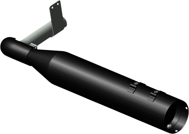 Khrome Werks Black Ghost Pipe for 2017-2025 Harley-Davidson Touring Motorcycles