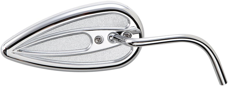 Arlen Ness Teardrop Mirror with Steel Stem #13-036