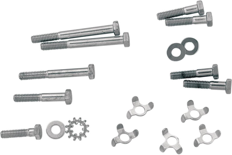 Colony Inner Primary Mounting Kit - Hex - Raw / Silver for Harley-Davidson Touring & FXR 1985-2000