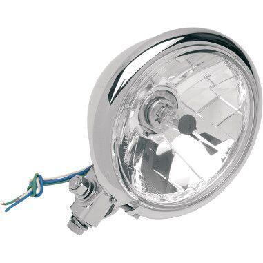 Drag Specialties 14,5 cm (5-3/4") Diamond-Style Bottom-Mount Headlight Assembly #20-6035E