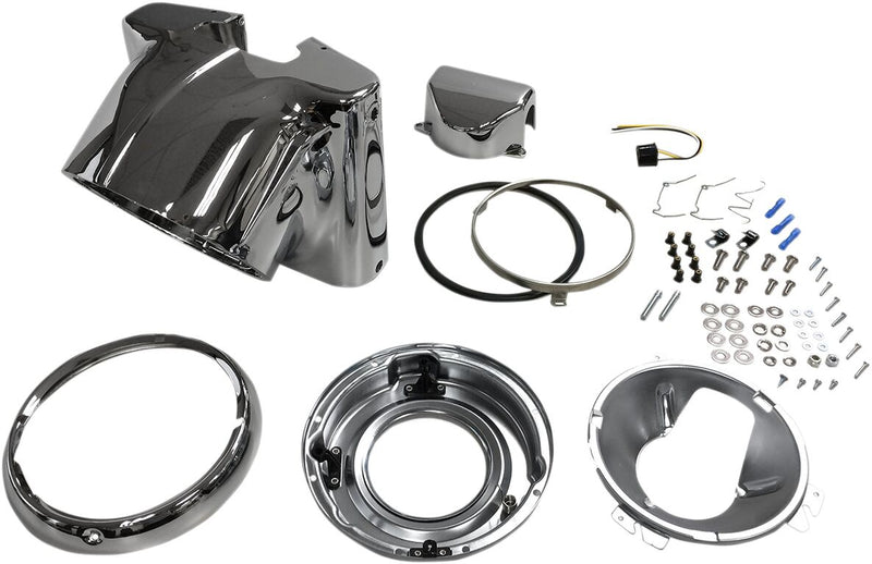 Drag Specialties Headlight Nacelle Kit Fits Harley-Davidson Softail Models 1986-2017