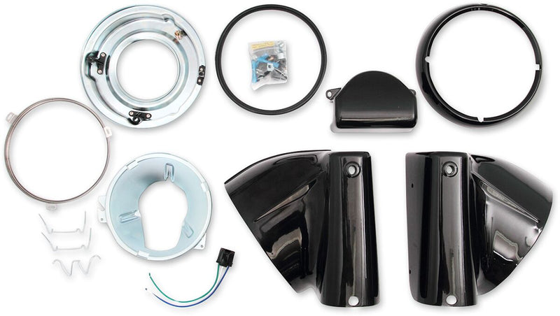 Drag Specialties Headlight Nacelle Kit Fits Harley-Davidson Softail Models 1986-2017