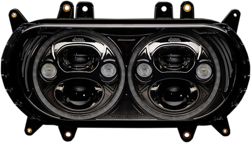 Custom Dynamics Black Chrome 5.75 in. TruBeam Headlight for 2015-2025 Harley-Davidson Touring Motorcycles