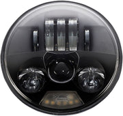 Custom Dynamics True Black 5.75 in. ProBeam LED Headlight for Various Harley-Davidson Motorcycles (See Fitment List)