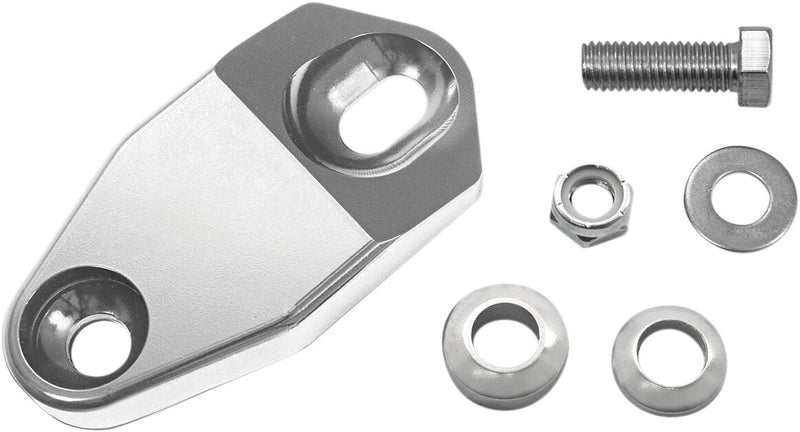 Memphis Shades Polished Top Mount Headlight Extension for 1993-2005 Harley-Davidson Dyna Low Rider and 1995-2005 Harley-Davidson Dyna Super Glide Motorcycles