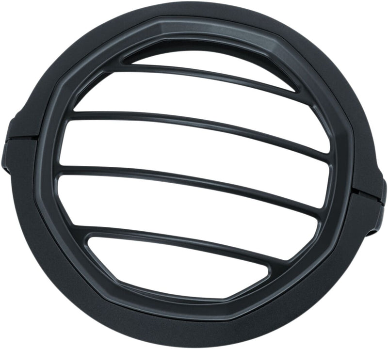 Kuryakyn Dillinger Headlight Trim Ring For Harley-Davidson Models With 5-3/4 Inch Headlights In Satin Black #KUR6688
