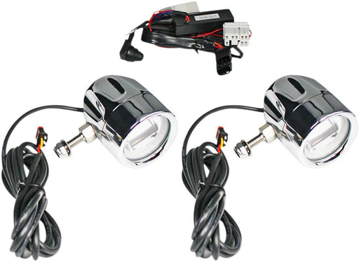 Custom Dynamics Probeam LED Halo Fog Lights for Various Harley-Davidson Motorcycles (See Fitment List)