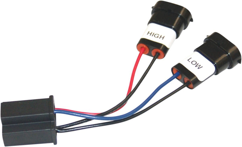 NAMZ Custom Cycle Products H4 LED Headlight Adaptor for 2014-2025 Harley-Davidson Touring Models #NHAP-01
