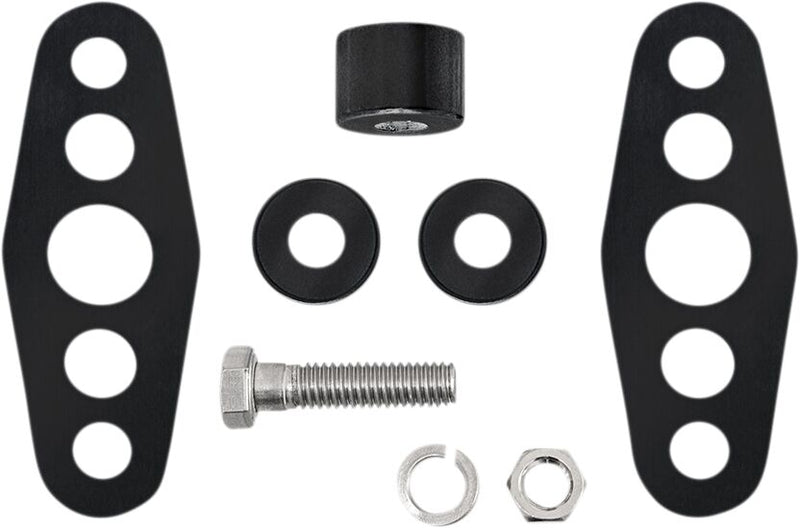 Memphis Shades Black Long Headlight Extension Block Kit for 2016-2022 Harley-Davidson Sportster Forty-Eight - XL 1200X Motorcycles
