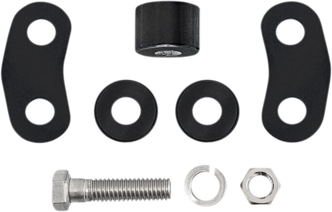 Memphis Shades Black Short Headlight Extension Block Kit for 2016-2022 Harley-Davidson Sportster Forty-Eight - XL 1200X Motorcycles