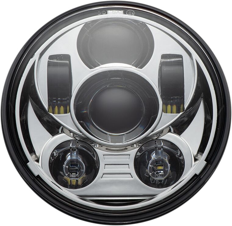 Custom Dynamics Chrome 5.75 in. LED ProBeam Headlamp for Various Harley-Davidson Motorcycles (See Fitment List)