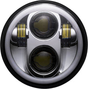 Custom Dynamics Chrome 5.75 in Proglow LED Headlamp w/Colour Changing Halo for Various Harley-Davidson Motorcycles (See Fitment List)