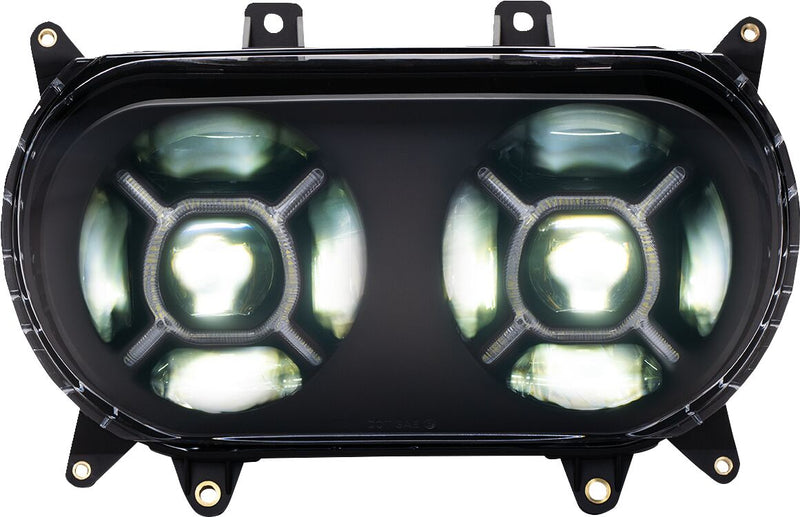 Custom Dynamics Double-x LED Headlight - Each for Harley-Davidson Touring 2015-2025
