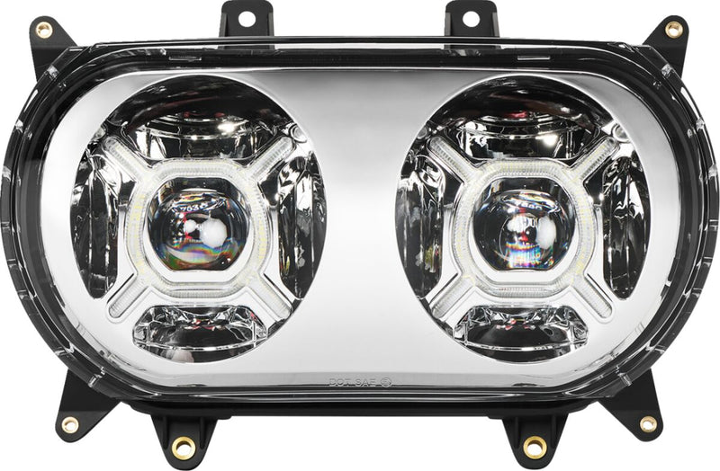 Custom Dynamics Double-x LED Headlight - Each for Harley-Davidson Touring 2015-2025
