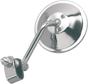 Emgo Mirror Round Clamp-On Chrome - Part #124442