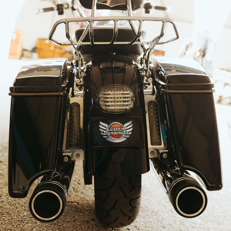 Custom Dynamics ProBeam LED Laydown Low-Profile Taillight w/Smoke Lens for Various Harley-Davidson Motorcycles (See Fitment List)