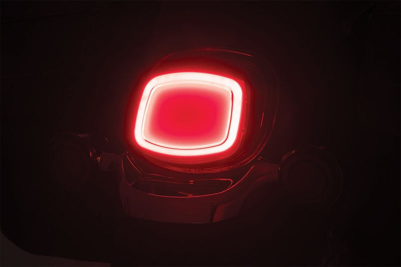 Kuryakyn Tracer L.E.D. Taillight In Red Without Licence Plate Illumination For Harley-Davidson 2009-2023 Touring & 2012-2016 Dyna Models #KUR2912