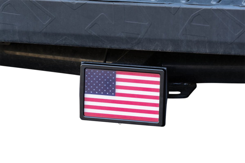 Freedom Flag LED Receiver Hitch Cover