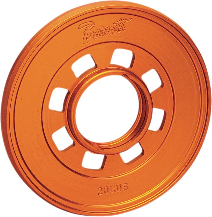 Barnett Billet Pressure Plate - Billet Aluminum, Clutch, Each - Orange for Harley-Davidson Touring, Softail, Sportster & Dyna 1990-2022