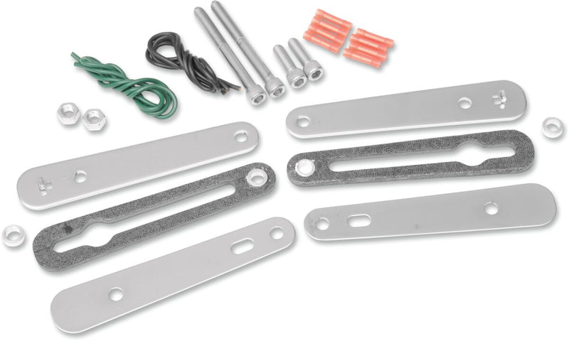 Saddlemen Strut-Mounted Turn Signal Relocation Kit for 1984-2017 Harley-Davidson Softail Motorcycles
