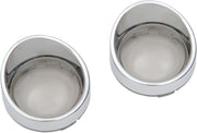 Drag Specialties Visor-Style Bezel and Lens for Deuce-Style Indicators