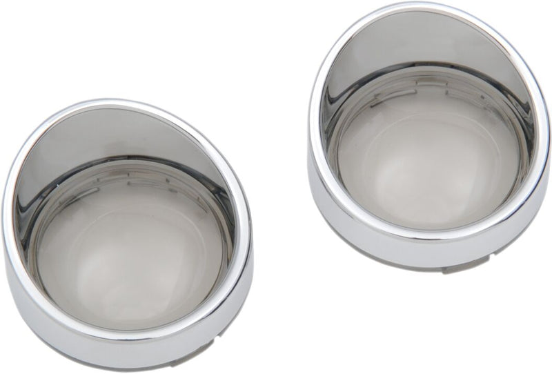 Drag Specialties Visor-Style Bezel and Lens for Deuce-Style Indicators