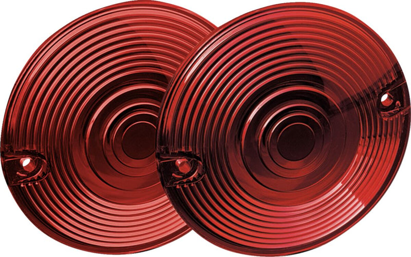 Kuryakyn Replacement Lens In Red For 3 1/4 Flat Turn Signals