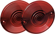 Kuryakyn Replacement Lens In Red For 3 1/4 Flat Turn Signals