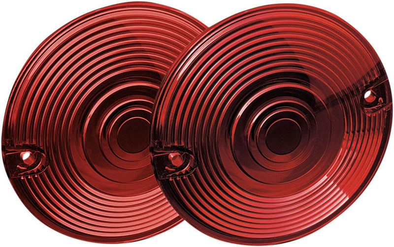 Kuryakyn Replacement Lens In Red For 3 1/4 Flat Turn Signals #KUR4996