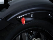 Kuryakyn Rear ECE Approved Amber Torpedo L.E.D. Indicator Lights (Run-Turn-Brake) In Matte Black
