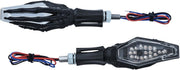Kuryakyn Skeleton Hand Turn Signals With Black Stem & Chrome Heads