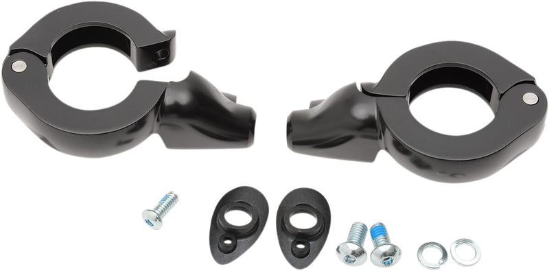Drag Specialties Turn Signal Fork Clamps #77854S4